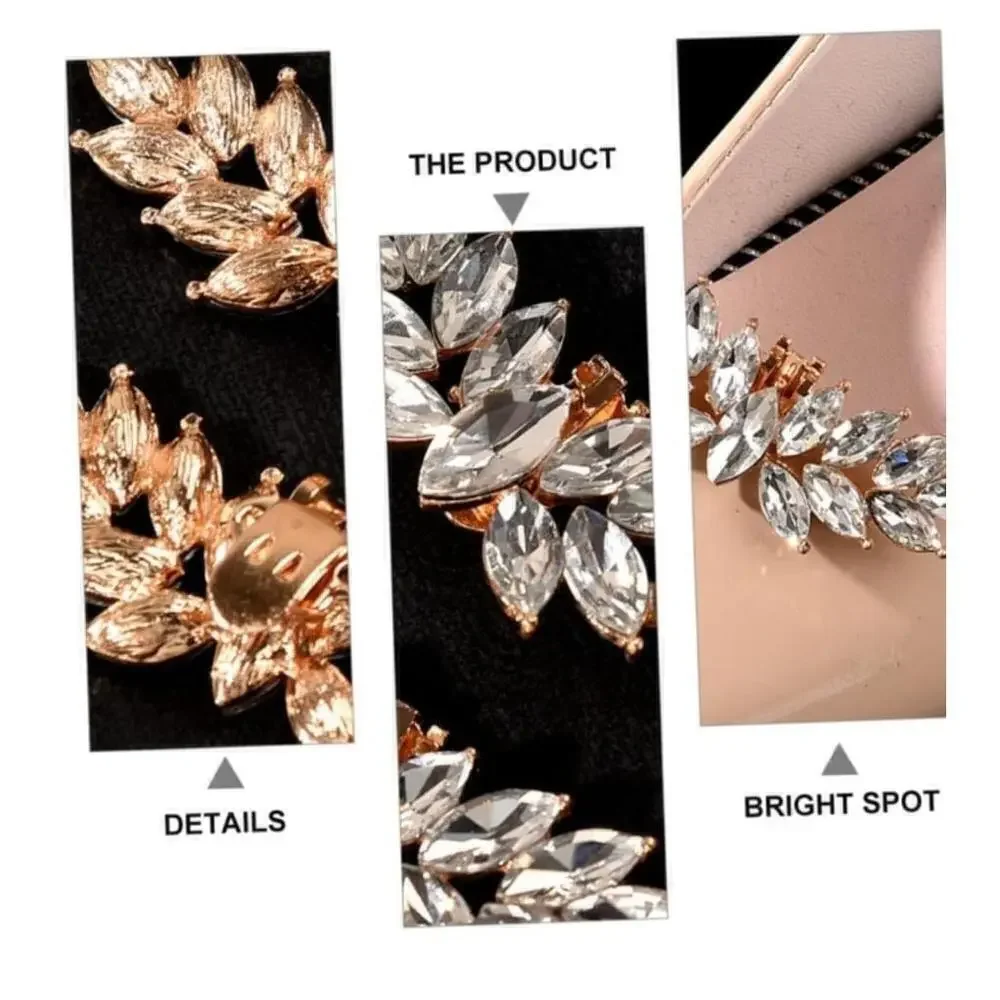 Detachable Shoe Accessory Clips In Gold - Picture 6 of 10